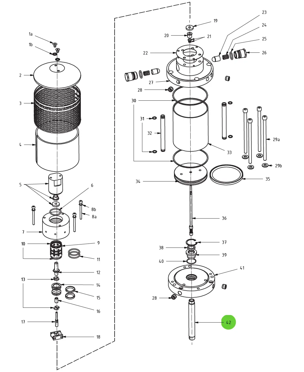 Air Motor Shaft #42; Medusa™ Pump 1