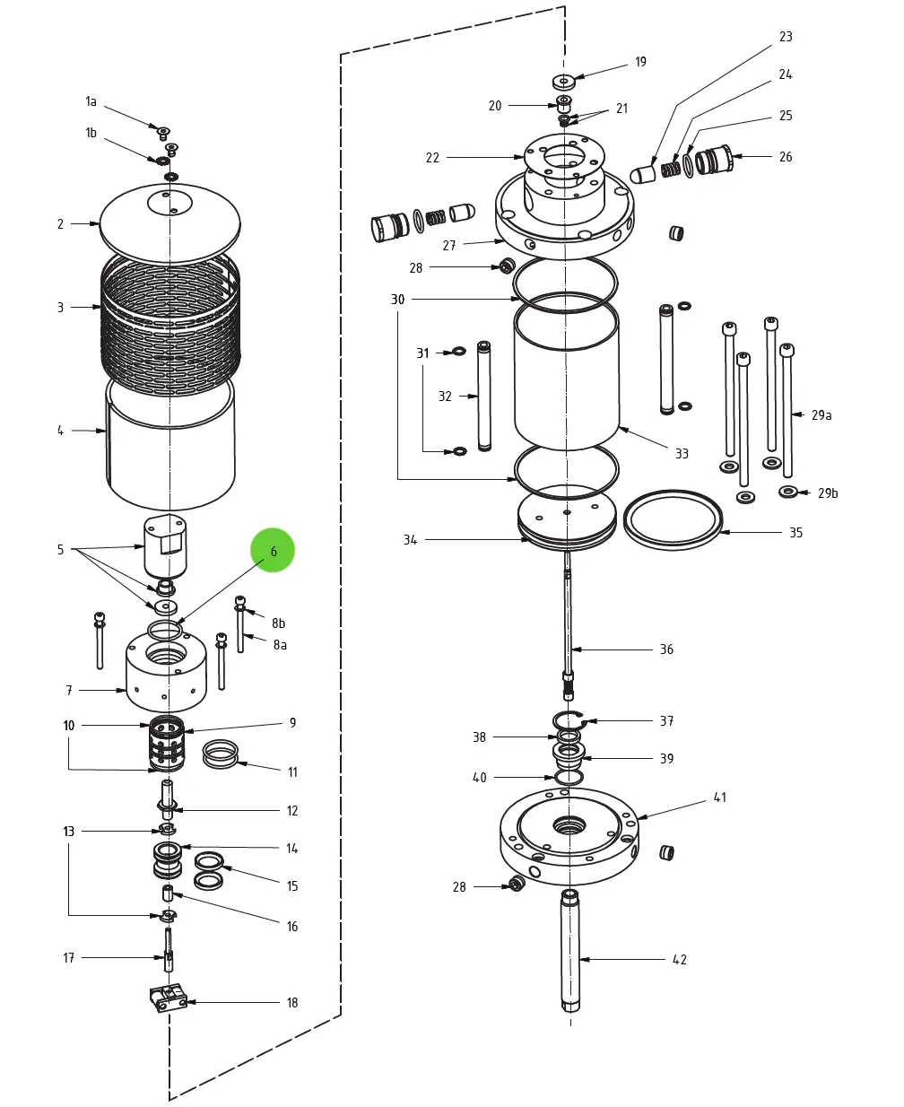 O-Ring #6; Medusa™ Pump 1