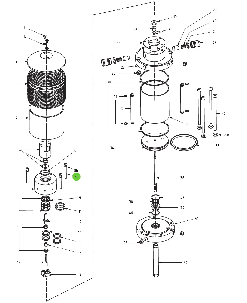 Bolt #8A; Medusa™ Pump 1