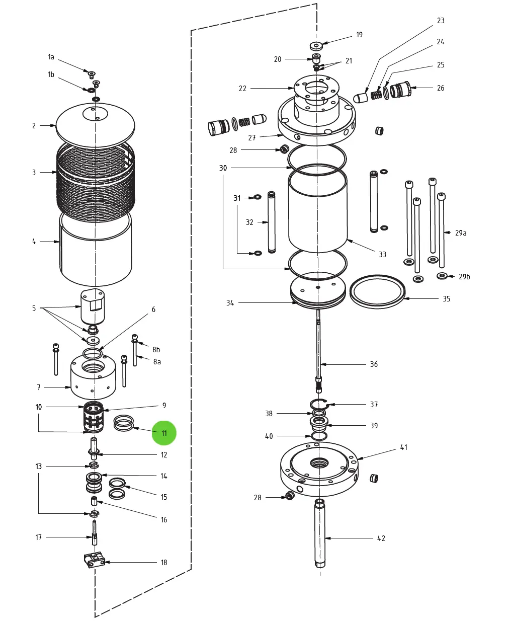 O-Ring #11; Medusa™ Pump 1