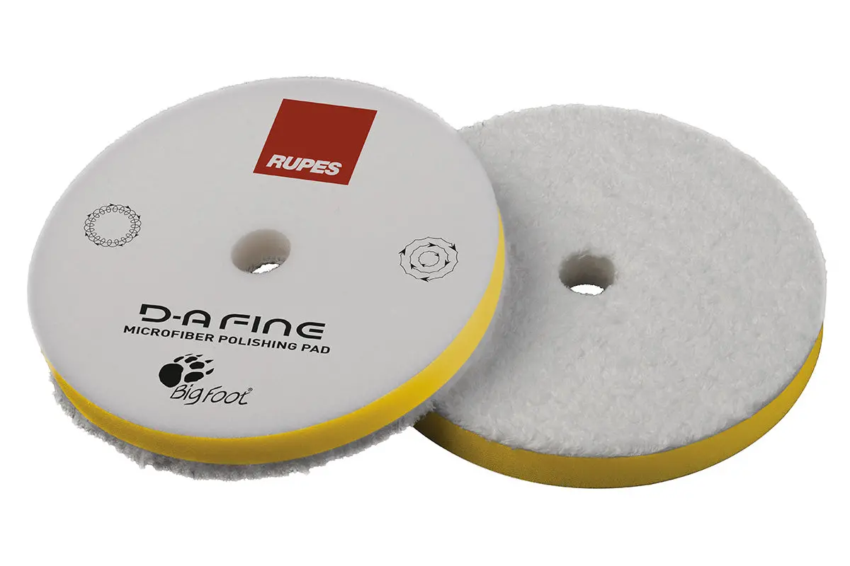 Rupes 5" D-A Fine Microfiber Pad(Yellow) 9.Mf130m (130Mm) 1