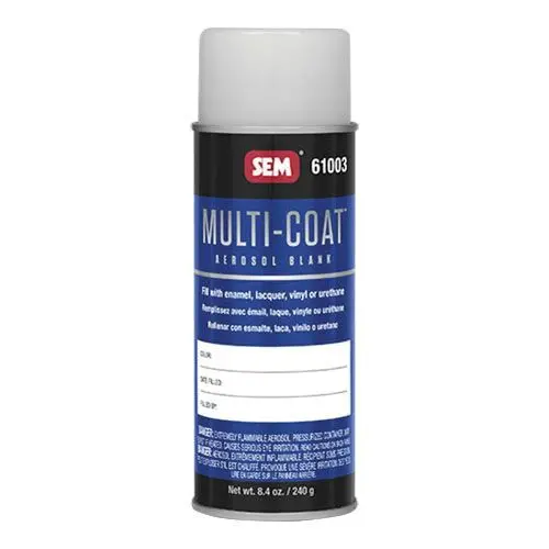 Sem® Multi-Coat™ 61003 Aerosol Blank, 16 Oz, Qty. 12 Per Case 1