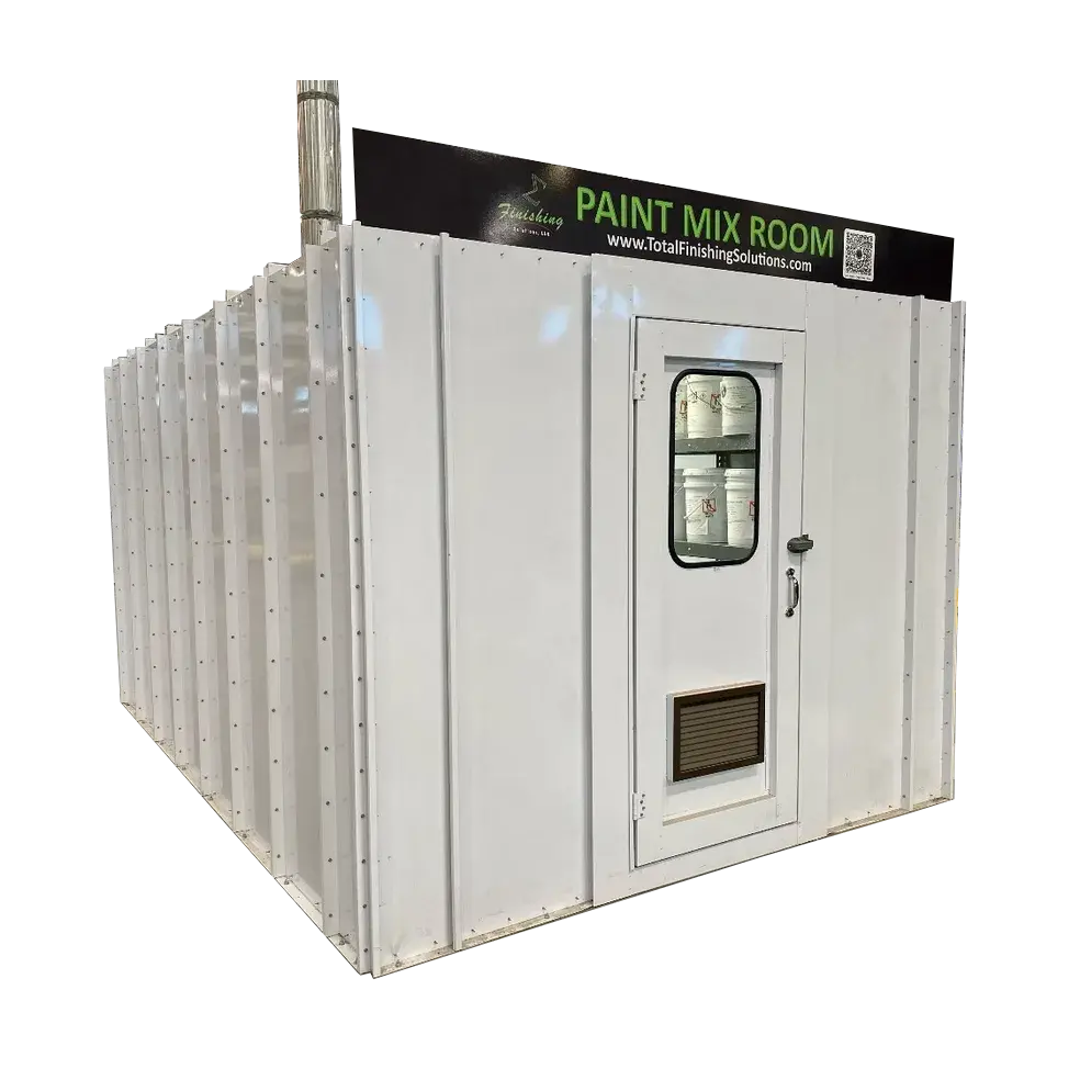 Industrial Paint Mixing Room 10' Wide X 9' High X 15' Deep Interior (Tf10915 Series) 1