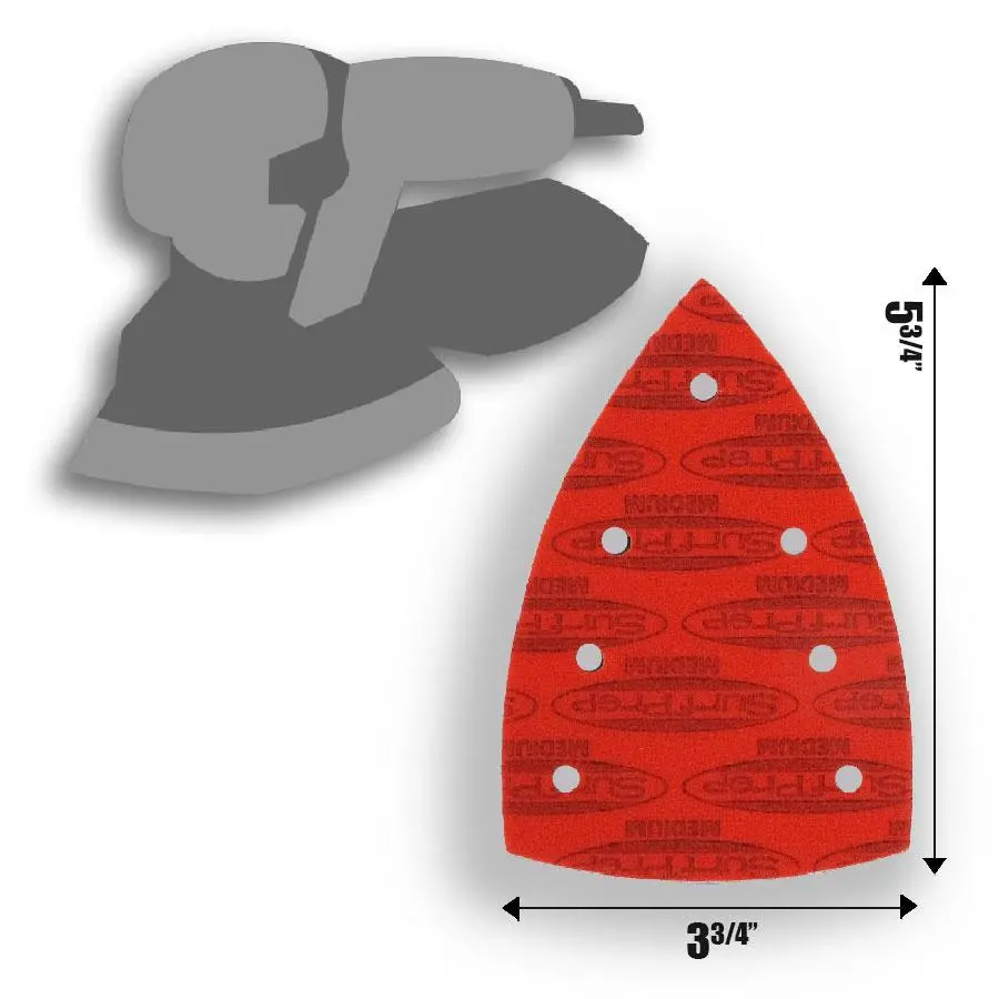 Surfprep Profoam Detail (Triangle) Sanding Pads 3