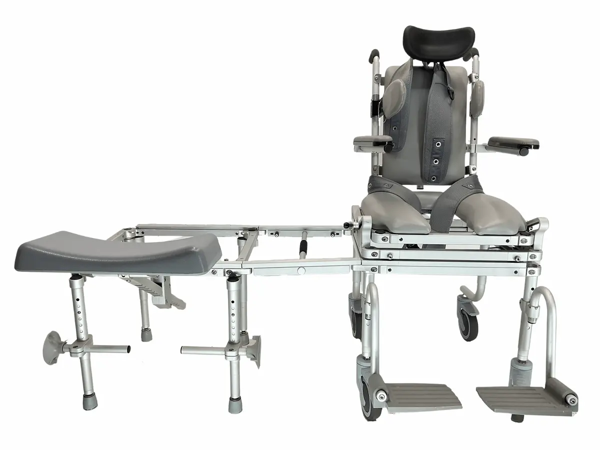 Multichair 6000Tilt Commode Shower Bench | Tilting, Disassemble, & Removable Leg Rests 1