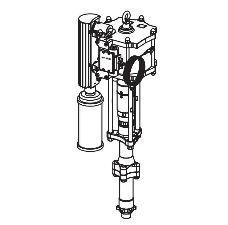 Binks Mx3560pu-Cak Bare Pump Assembly Mx3560 (Ptfe/Uhmw) 1