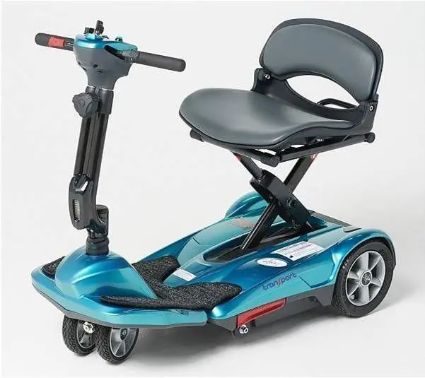 New Ev Rider Transport M 4-Wheel Folding Mobility Scooter | Max Speed 3.8 Mph | 250 Lbs Weight Capacity 1