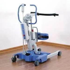 New Joerns Hoyer Elevate Stand Assist Patient Lift | 37 - 64.7 Inches | Power Operated Base, Sling Included, Adjustable Knee Pads, Detachable Foot Plate, Locking Casters 2