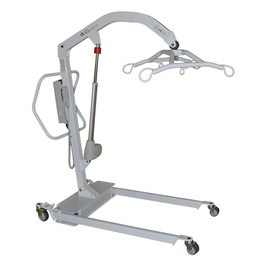 New Joerns Hoyer Hpl700 Heavy Duty Electric Patient Lift | 23.3 - 69 Inches |  Power Operated Base, Lifts Patient From Floor, Locking Casters 1