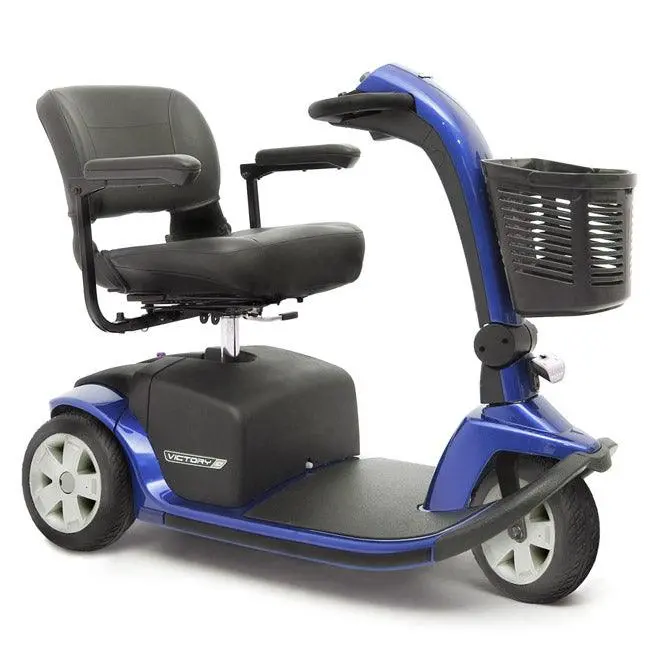 New Pride Mobility Victory 10 3-Wheel Mobility Scooter | Max Speed 5.3 Mph | 400 Lbs Weight Capacity 1