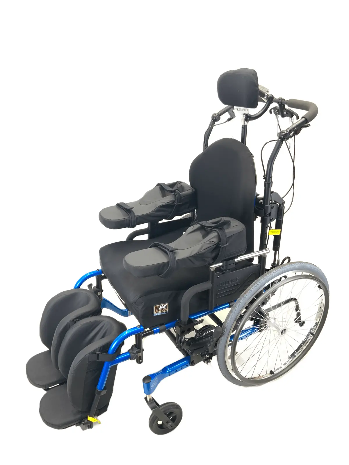 New Quickie Iris Tilt-In-Space Manual Wheelchair | 17"X 21" Seat | Reclining Backrest | Arm Troughs & Foot Box 1