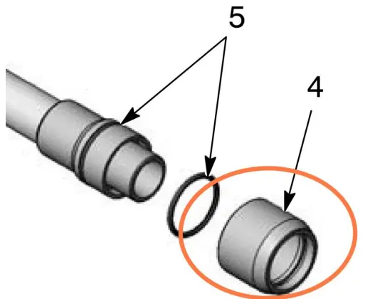 Aftermarket Nordson® 1092209 Encore Lance Extension Shroud, Nozzle (Non-Oem) 1