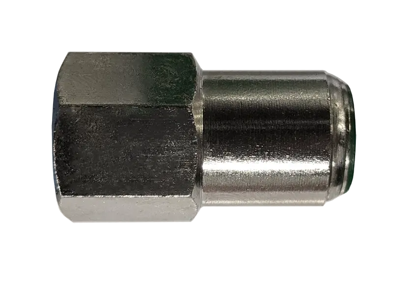 1/4" (F) Thread To 3/8" Od Tube Push Fitting 1