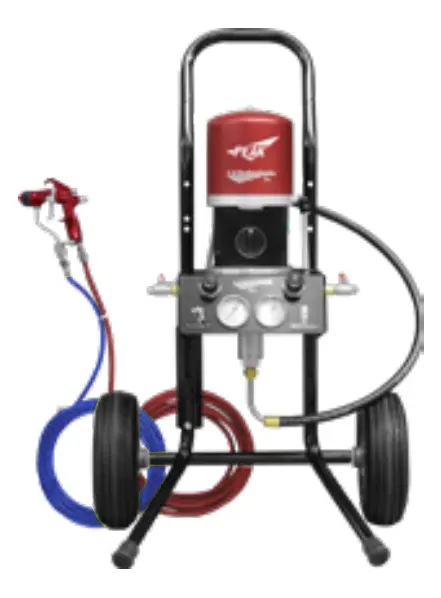 C.A. Technologies Cart Mounted Peak Pump Spray Pack; Cougar Spray Gun 1