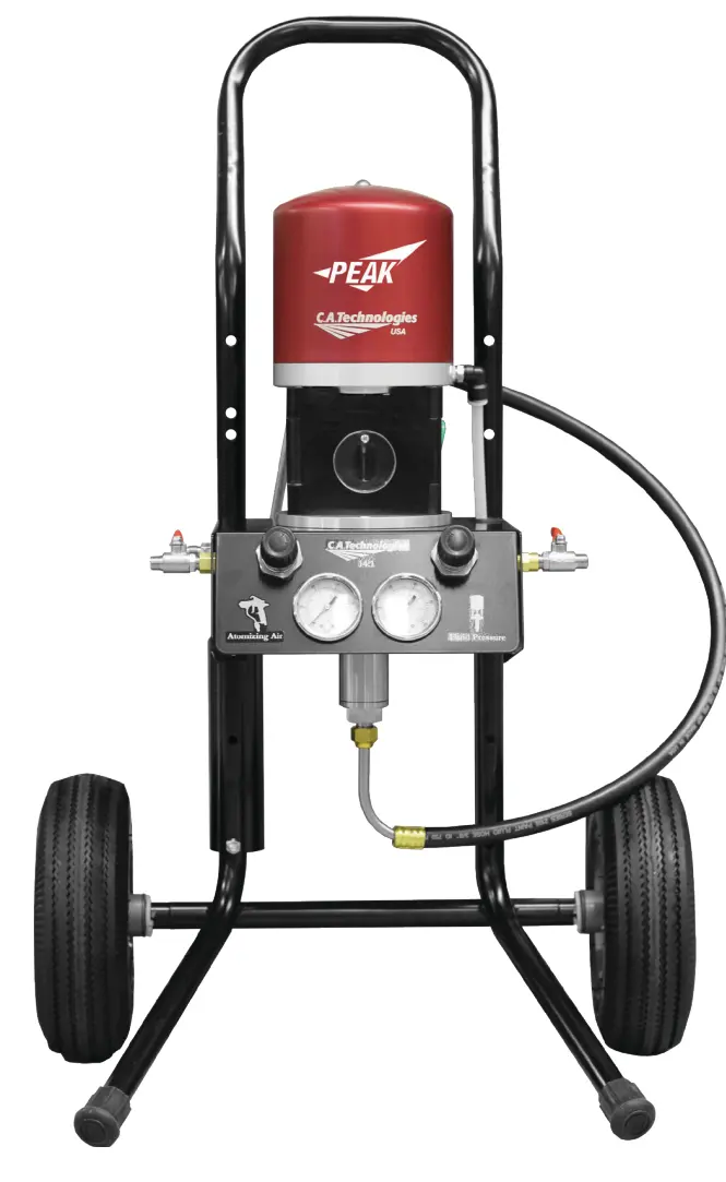 C.A. Technologies 14:1 Peak Performance Air Assisted Airless Fine Finish Spray Pump Pack 1