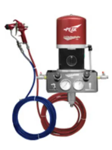 C.A. Technologies Wall Mounted Peak Pump Spray Pack; Cougar Spray Gun; 55 Gal Siphon 1