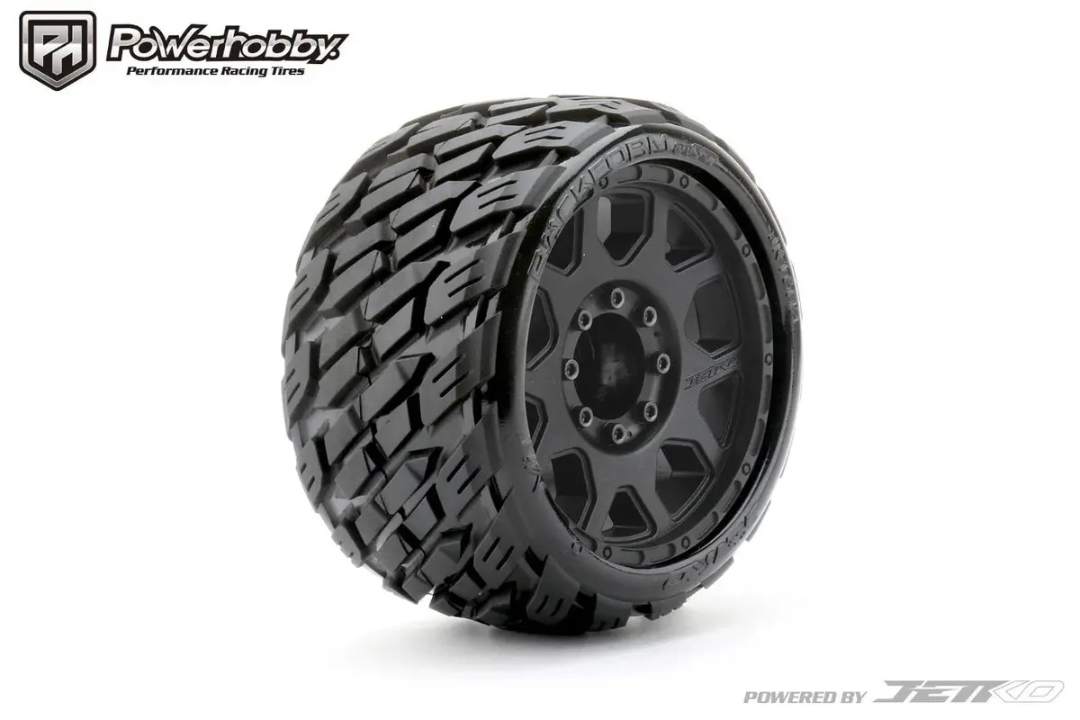 1/8 Sgt 3.8 Rockform Belted Mounted Tires (2) 17Mm Low Profile 1