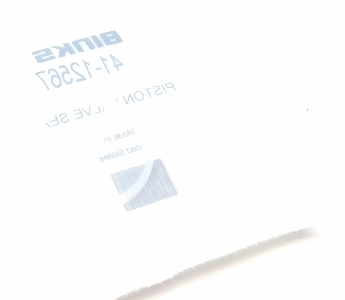 Binks 41-12567 Piston Valve Seal 1