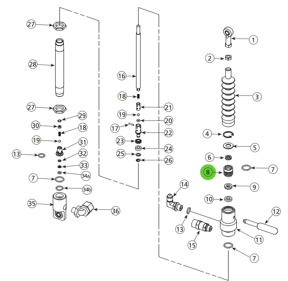 Binks 207-11839 Porter; Catalyst Pump 1