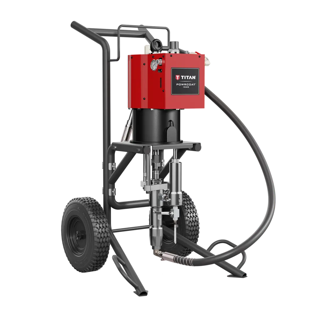 Titan Powrcoat 1045 Air Powered Airless Sprayer Cart 1