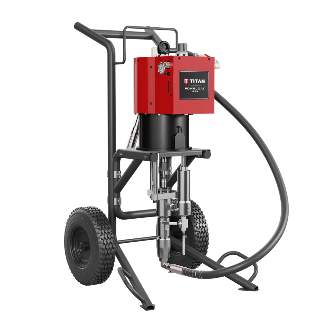 Titan Powrcoat 1064 Air Powered Airless Sprayer Cart 1