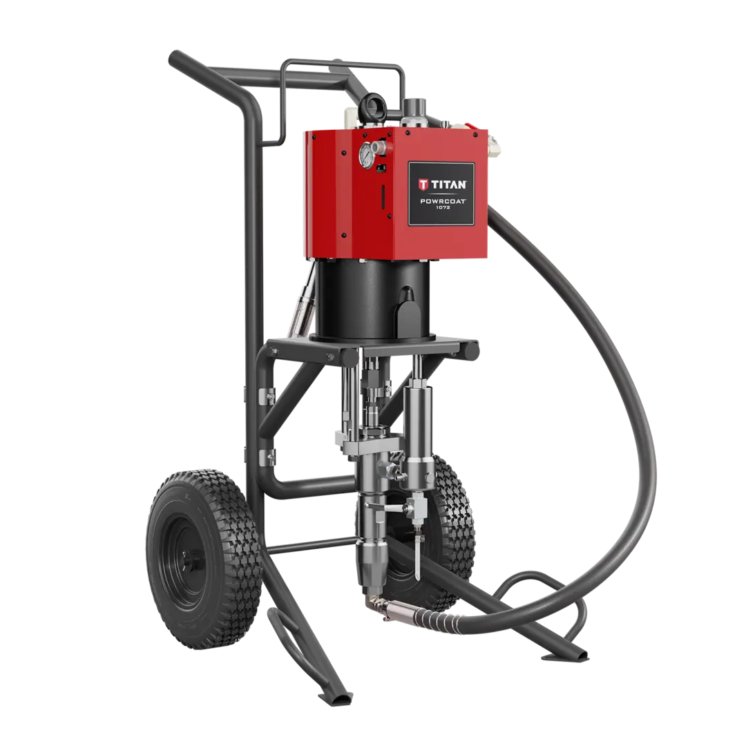 Titan Powrcoat 1072 Air Powered Airless Sprayer Cart 1