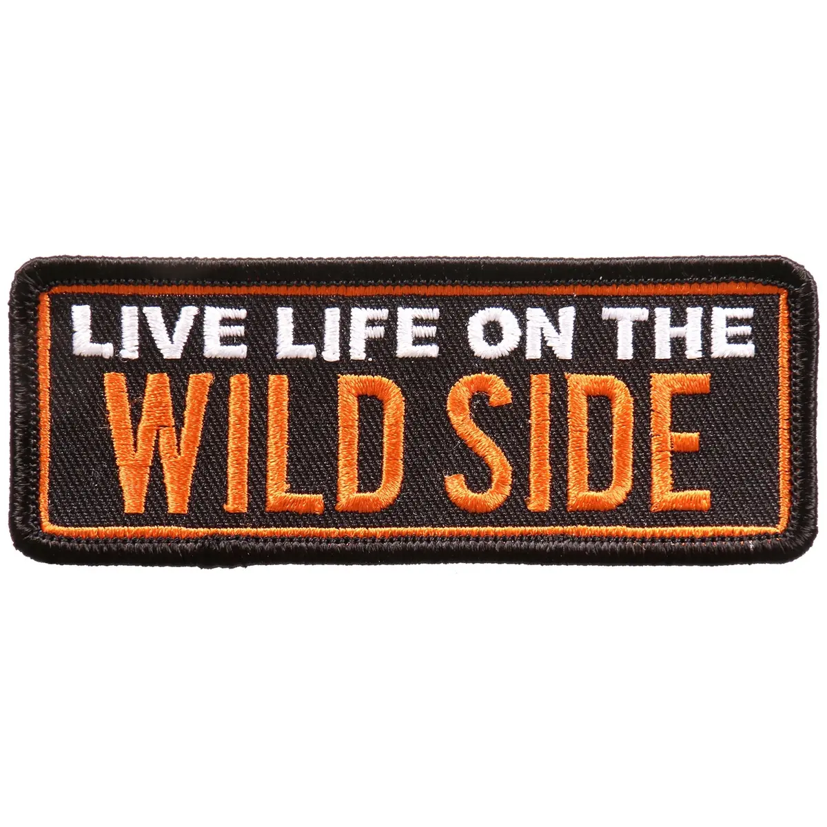 Ppl9699 Live Life On The Wild 4"X2" Patch 1