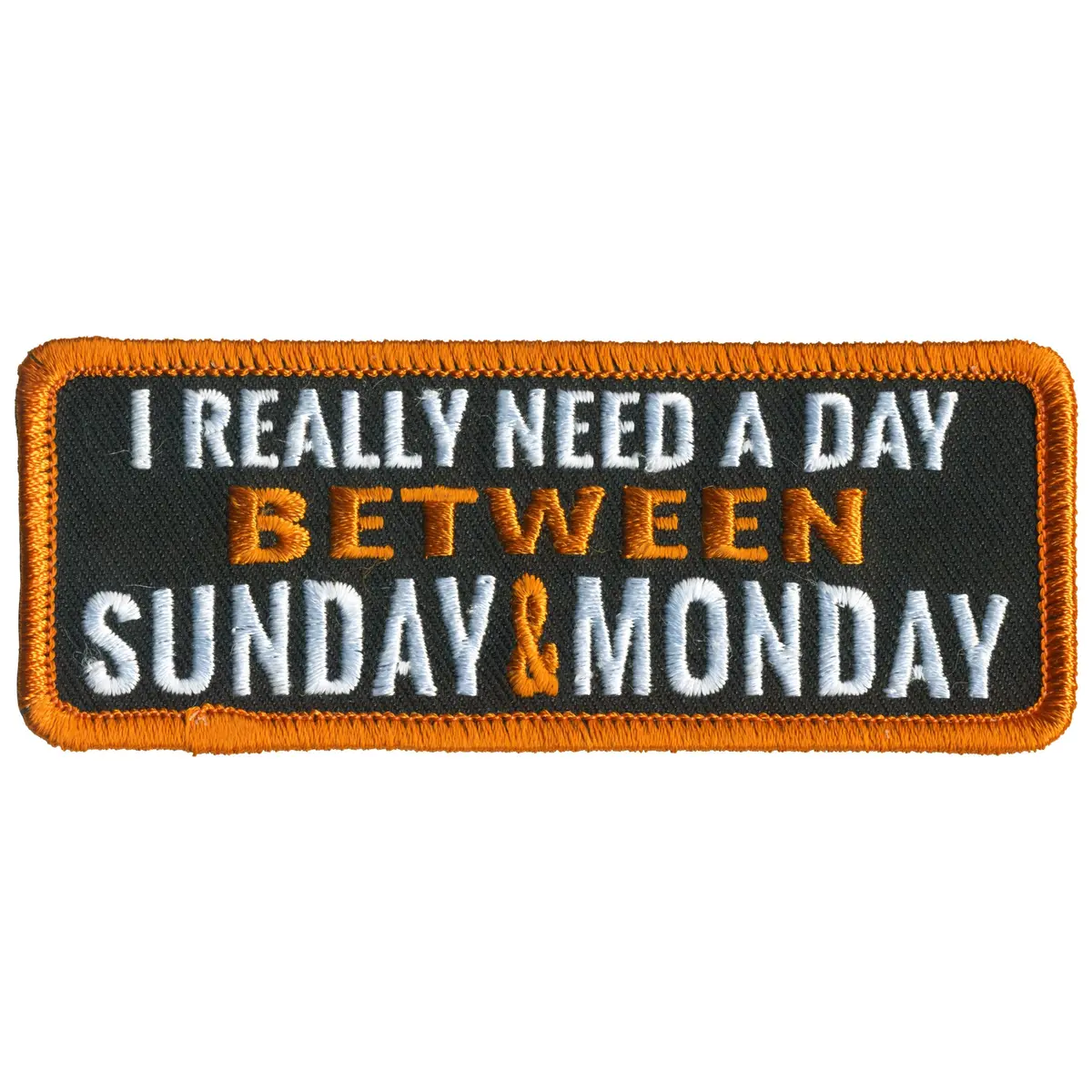 Ppl9795 Between Sunday And Monday 4"X 2" Patch 1