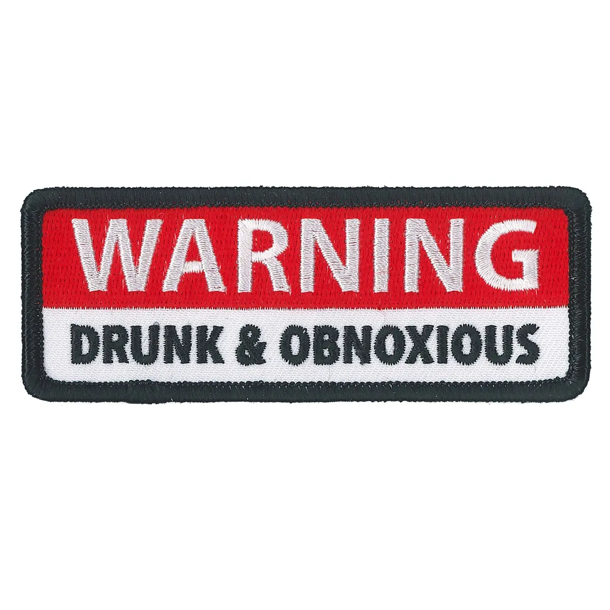 Ppl9807 Warning Obnoxious 4"X 2" Patch 1