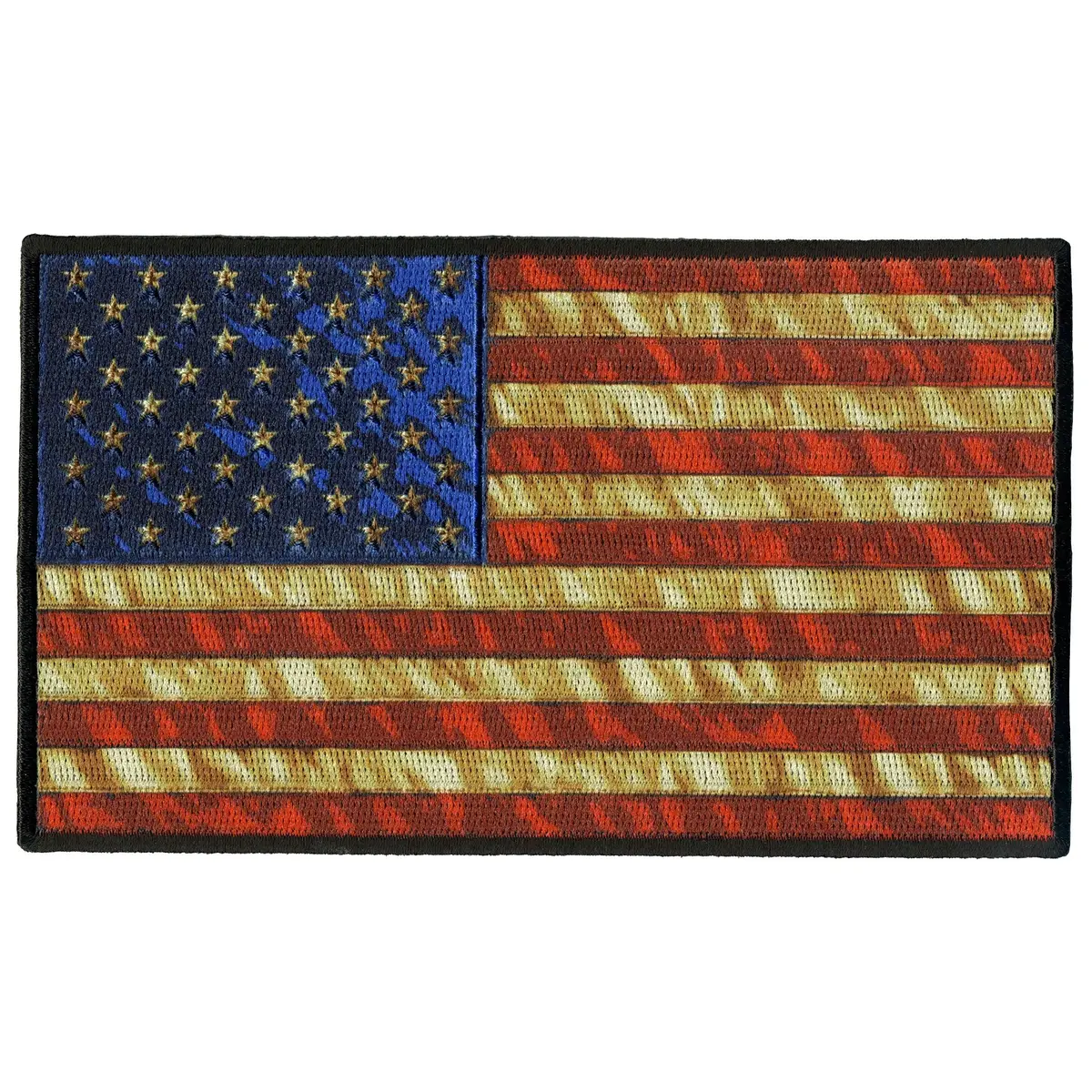 Ppq1273 Vintage American Flag 6" Patch 1