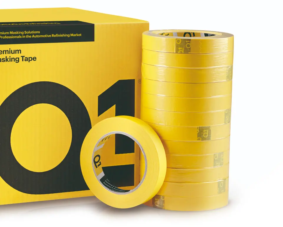 Q1® Mtq Premium Masking Tape Yellow 1