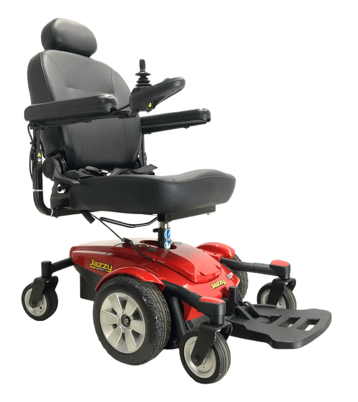 Pride Mobility Jazzy Select 6 Standard Power Wheelchair | Manual Seat Recline | 19 X 21 Seat 1