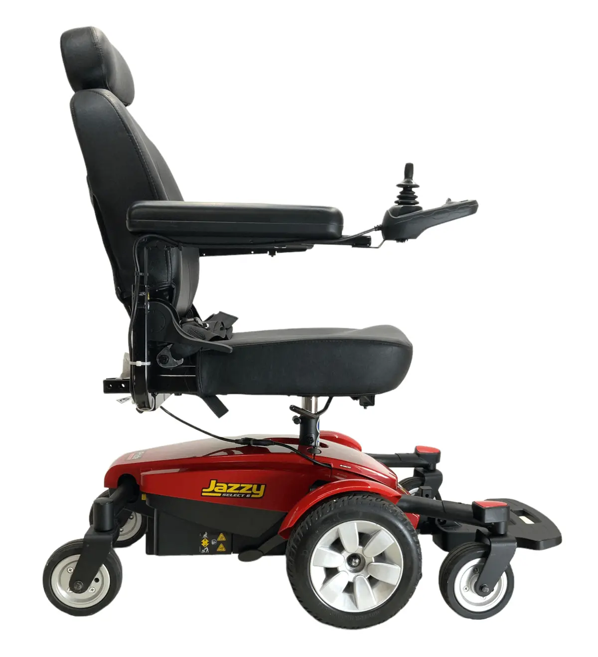 Pride Mobility Jazzy Select 6 Standard Power Wheelchair | Manual Seat Recline | 19 X 21 Seat 2