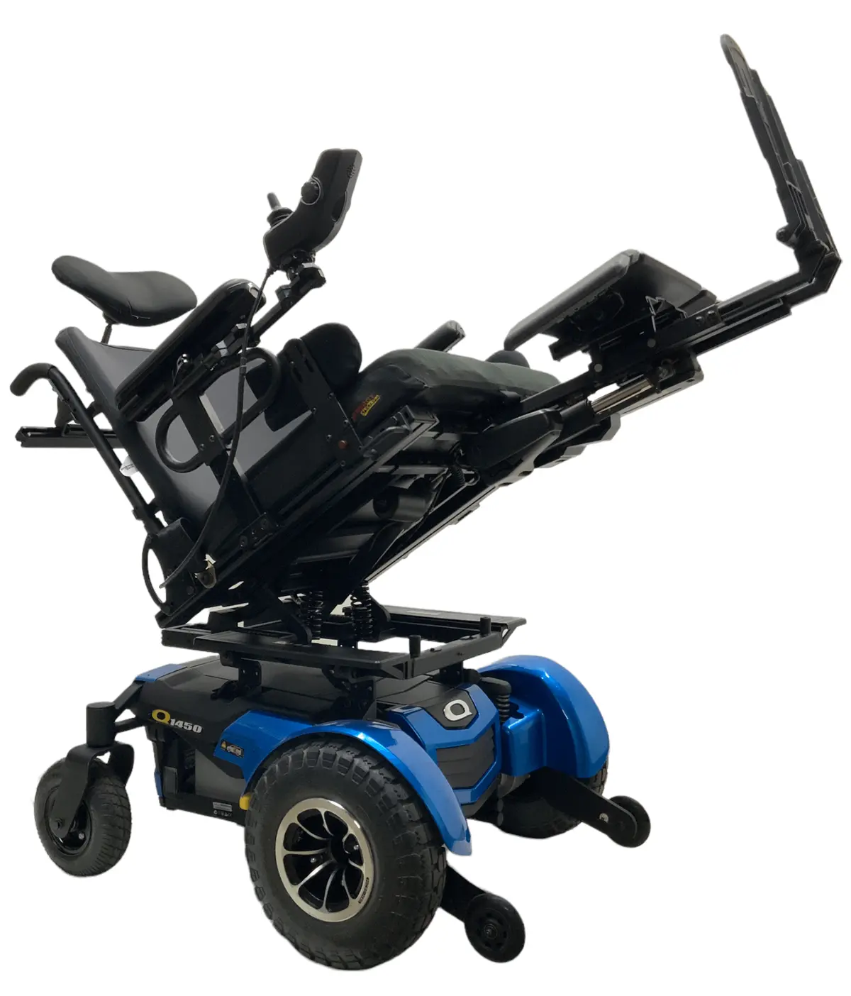 Pride Mobility Quantum 1450 Heavy Duty Power Wheelchair | 24 X 21 Seat | Tilt, Power Legs - Only 23 Miles! 1