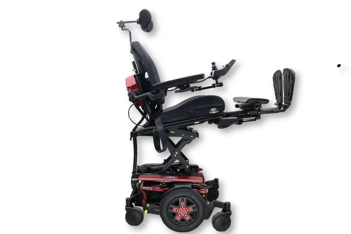 Pride Quantum Q6 Edge 3 Ilevel Electric Wheelchair | Seat Elevation | Powered Tilt, Recline & Leg Elevate | 19" X 20" Seat 1