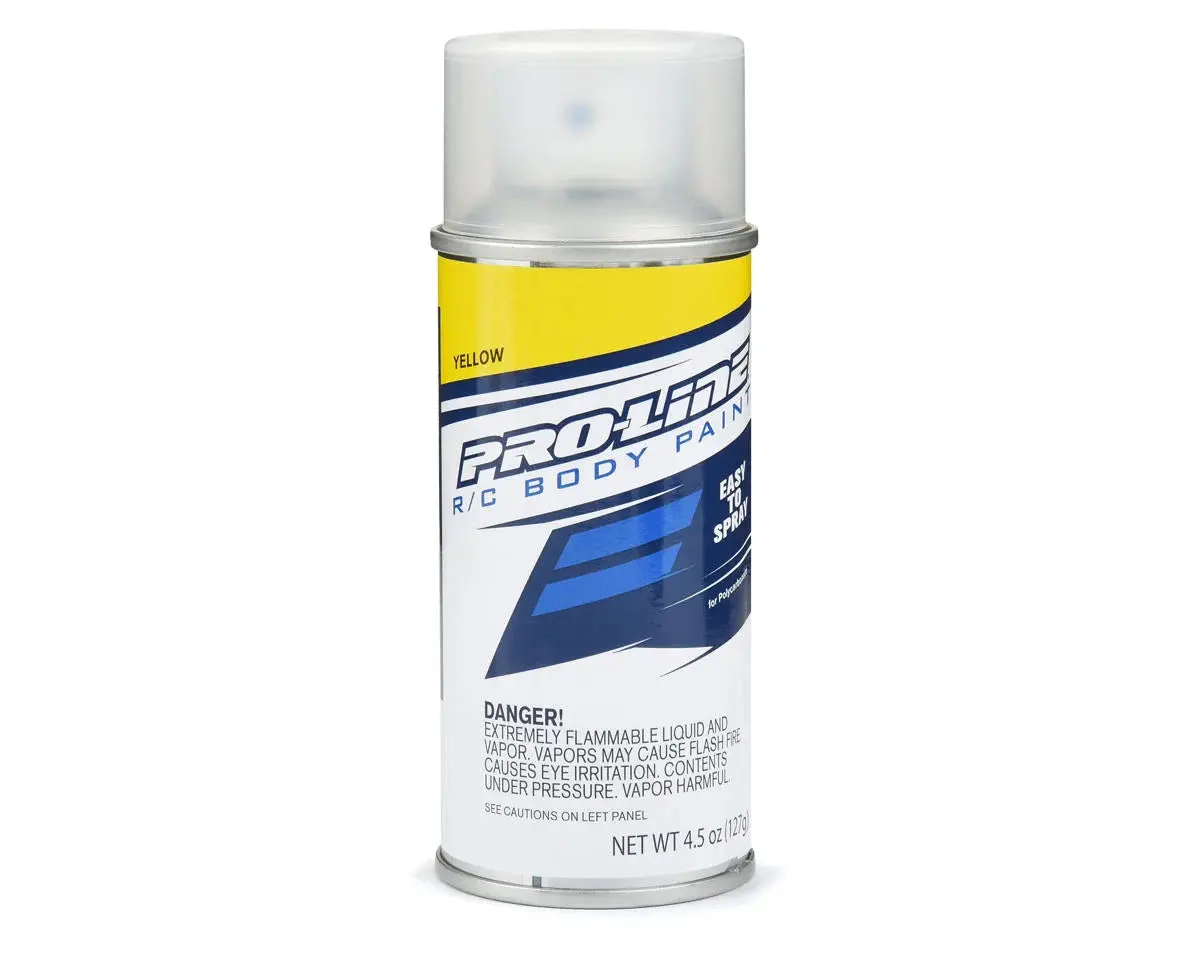 Pro-Line Rc Body Spray Paint (Yellow) (4.5Oz) 1