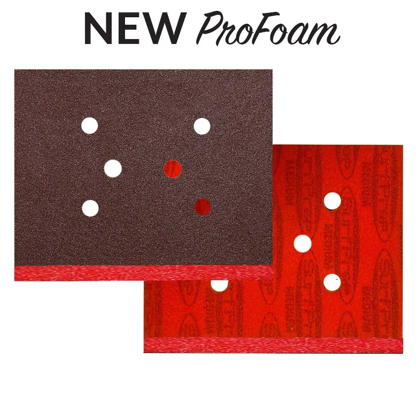 Oversized 3″ X 4″ Surfprep Profoam Pads – 1/2″ Thick (Premium Red A/O) Box Of 12 1