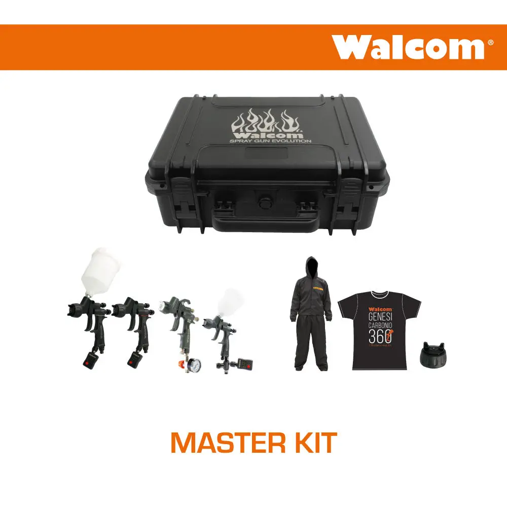 Walcom Master Kit (Ø1.2Mm) - 4 Guns & Spray Suit 1
