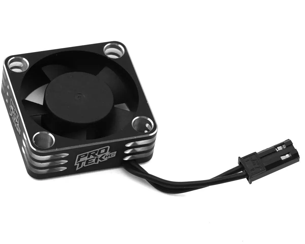 Protek Rc 30X30x10mm Aluminum High Speed Hv Cooling Fan (Silver/Black) 1