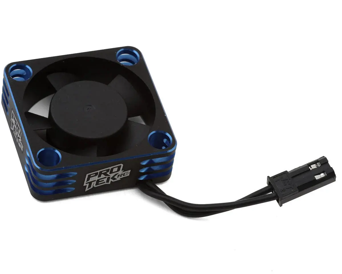 Protek Rc 30X30x10mm Aluminum High Speed Hv Cooling Fan (Blue/Black) 1