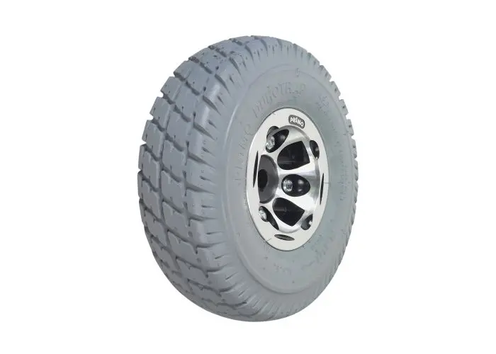 Drive Wheel For Invacare Pronto M50, M51, M61, M71 Jr, M71 Electric Wheelchairs | Primo Durotrap Pneumatic Drive Wheels | 10" X 3" | 1105043 1