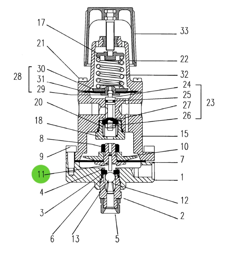 Sames® 155-610-003 Needle Assembly; Low Pressure Fluid Regulator 1