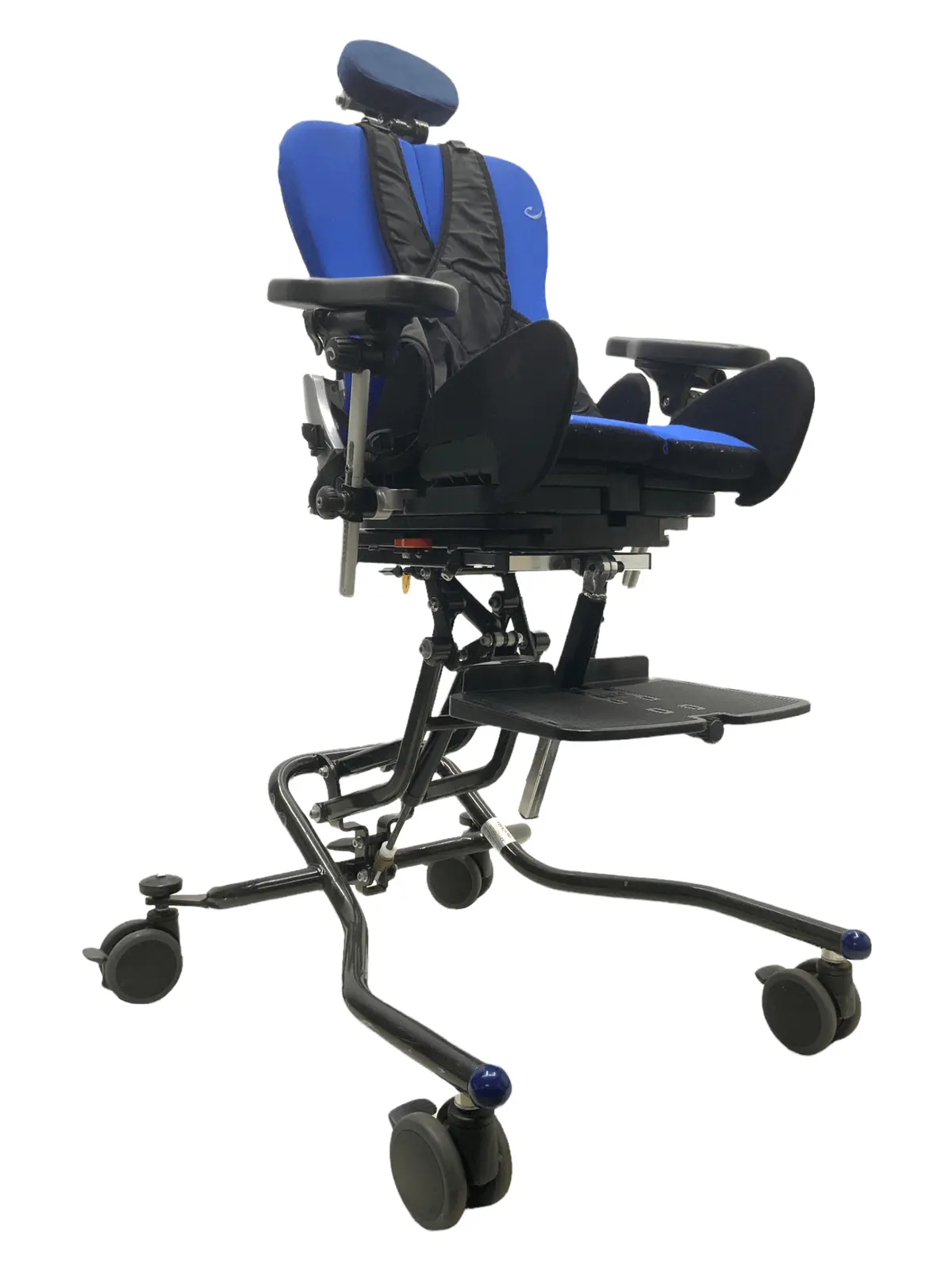 R82 High-Low X Frame Pediatric Activity Chair With Tilt | Thigh Lateral Supports, Chest Harness, Height Adjustable Armrests 1