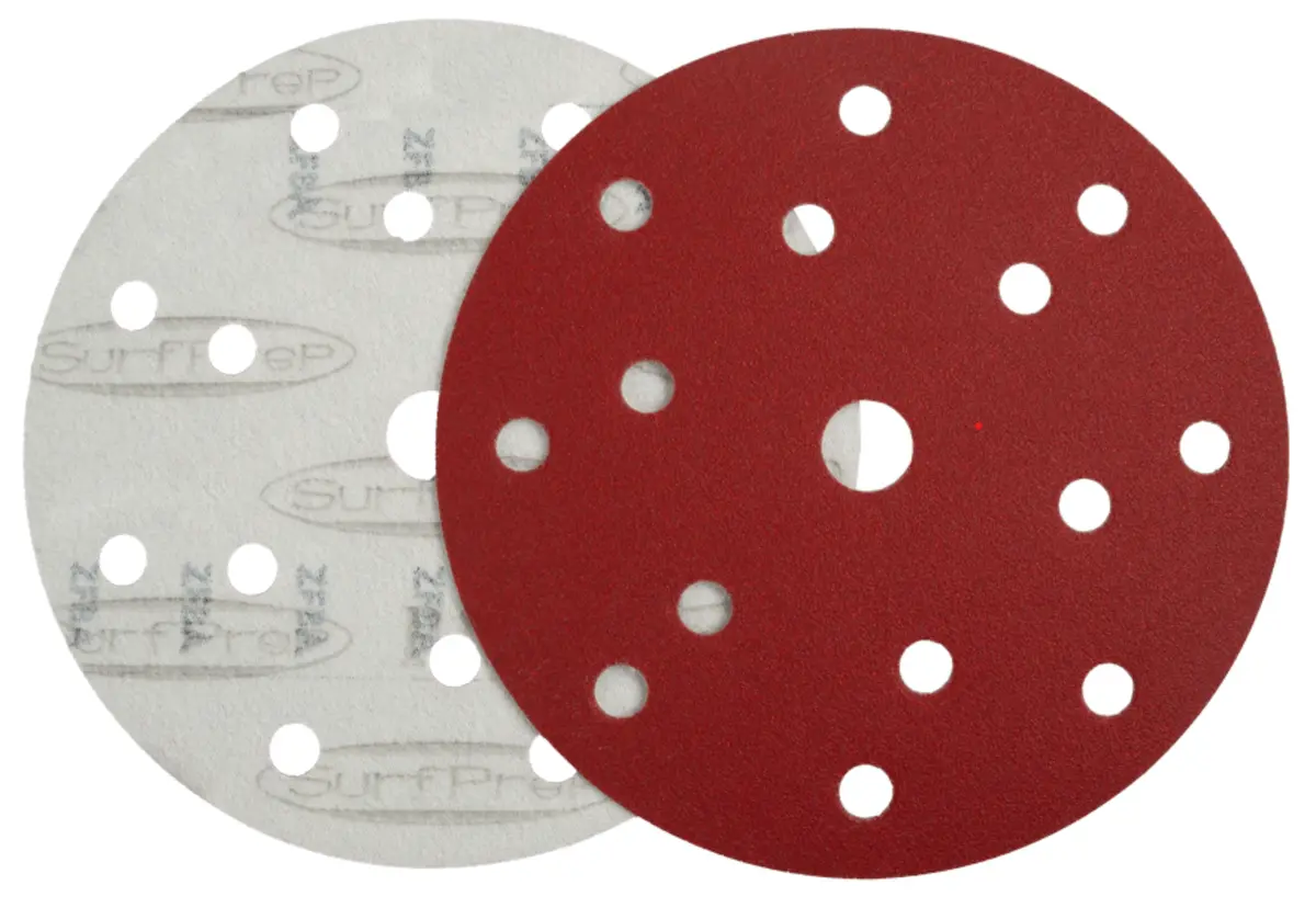 Surfprep 6″ Red Riptide Paper Abrasive Discs 1
