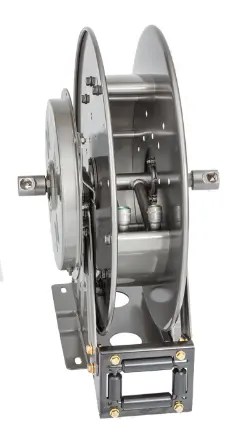 Hose Reel ½” Sst Mxf Super Swivel Joints W/Viton, 3/8” Sst Fnpt Risers 1