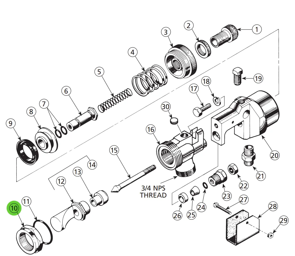 Binks 52-1635 Retainer Ring 1