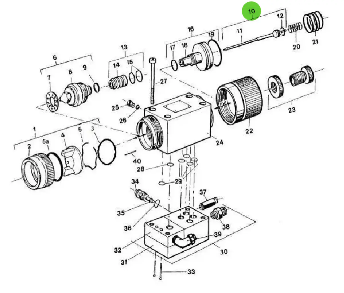 Sames® 033-251-100 Needle Assembly; A 25 Hti Spray Gun 1