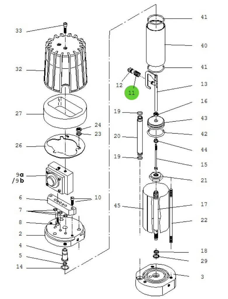 Sames® 050-311-232 Spring 1