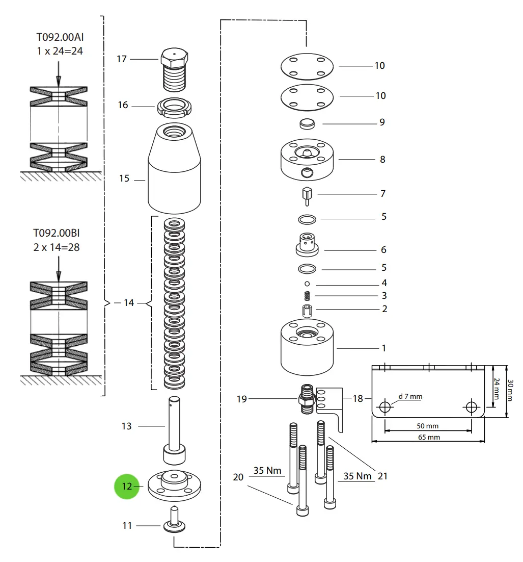 Wagner B145.12 Intermediate Flange 1