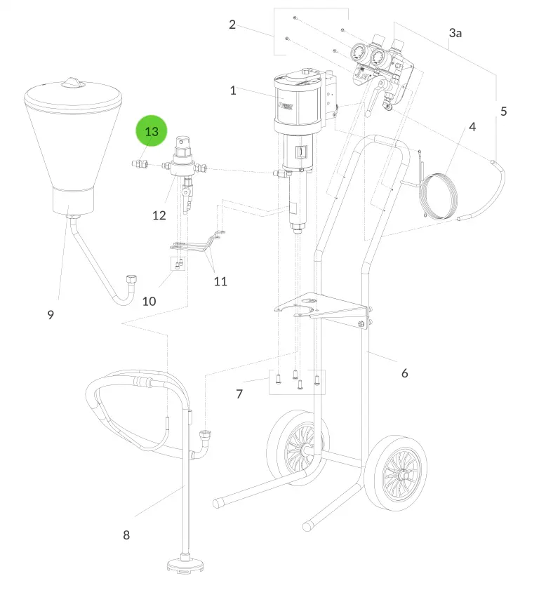 Anest Iwata 94006030 Adapter; Icon-M233n 1